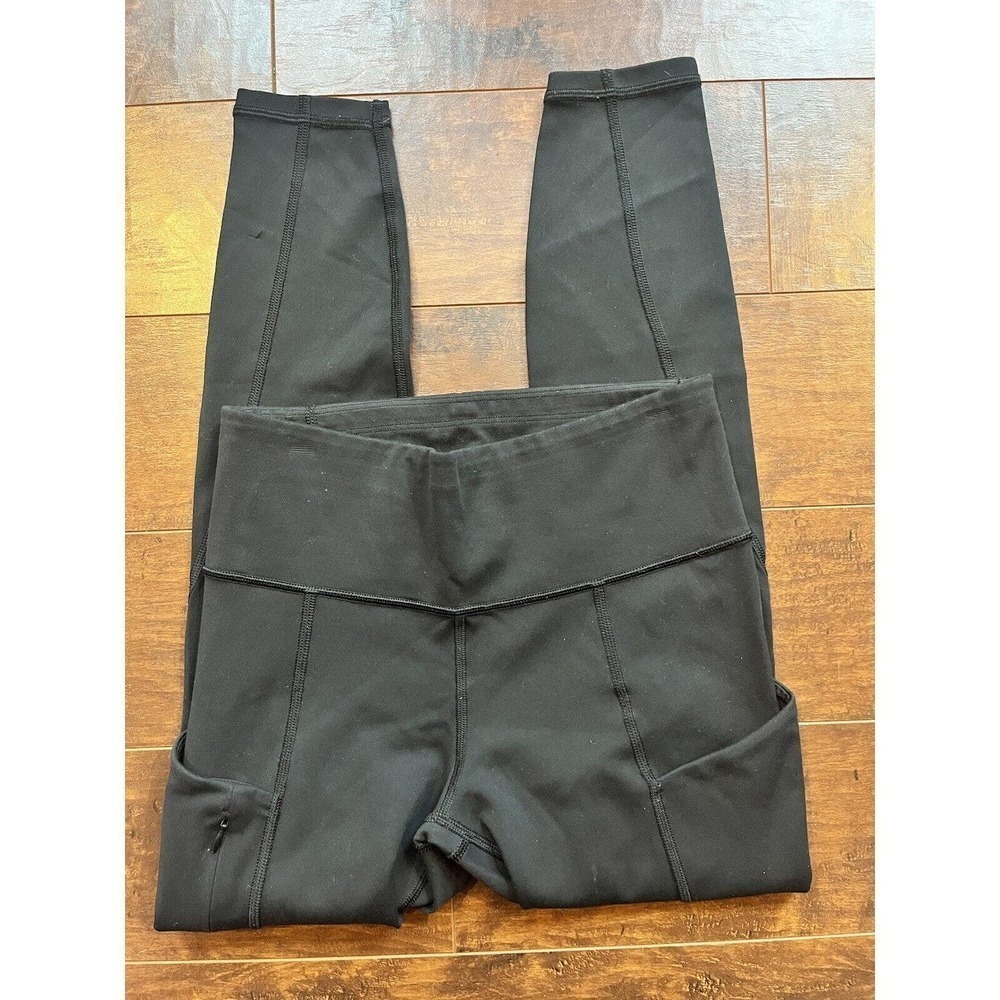 Athleta Black Pocket Active Running Crop Legging Size XS